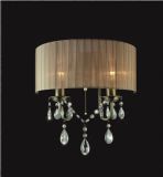 Madmoiselle Soft Bronze Shaded Crystal Wall Light